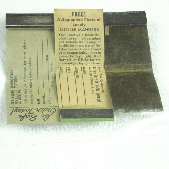 3 Vintage Matchbook Covers Utilite, Acme Batteries, McClaren Tires Autocrat RARE - Picture 3 of 12